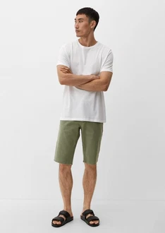 s.Oliver Jeansshorts Regular Fit High Rise Straight Leg