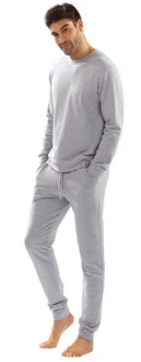 DKaren Hausanzug Herren Freizeitanzug Jogginganzug Trainingsanzug Grau/Hellgrau DKaren Hausanzug Herren Freizeitanzug Jogginganzug Trainingsanzug Grau/Hellgrau