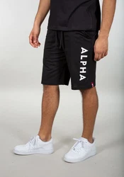 Alpha Industries Shorts Alpha Jersey Short Schwarz/Dunkelgrau