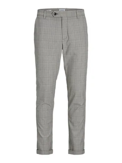 JACK & JONES Hose 'Marco Connor' Grau/Hellgrau/Khaki