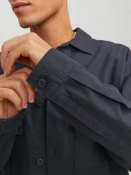 JACK & JONES Hemd JJEvenice schwarz