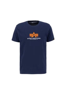 Alpha Industries Shirt T Rubber Dunkelblau/Blau/Hellblau