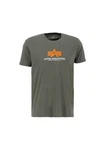 Alpha Industries Shirt T Rubber Dunkelgrün