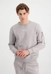 Alpha Industries Men Sweatshirts Organics Sweater Grau/Lila
