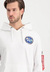 Alpha Industries Hoodie Apollo Mission Weiß/Creme