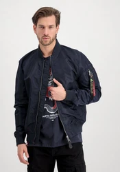 Alpha Industries Bomberjacke MA-1 LW Project R Blau/Dunkelblau