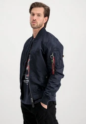 Alpha Industries Bomberjacke MA-1 LW Project R Blau/Dunkelblau