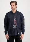 Alpha Industries Bomberjacke MA-1 LW Project R Blau/Dunkelblau