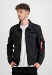 Alpha Industries Hemdjacke Alpha Overshirt Dunkelrot/Schwarz/Hellblau/Blau/Rot/Weiß/Grau/Dunkelblau