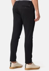 Jeff Anzughose JFEzra elegantes Design Schwarz/Dunkelblau/Dunkelgrau