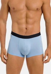 Hanro Retro Boxer Micro Touch Retro Short/Pant - Ohne Eingriff Hellblau/Blau/Grau