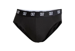 CR7 Slip Herren Slips, 6er Pack Schwarz
