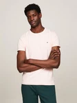Tommy Hilfiger T-Shirt STRETCH SLIM FIT TEE mit Rundhalsausschnitt Weiß/Creme/Khaki Tommy Hilfiger T-Shirt STRETCH SLIM FIT TEE mit Rundhalsausschnitt Weiß/Creme/Khaki