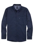 OLYMP Langarmhemd Casual Dunkelblau/Blau