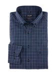 OLYMP Businesshemd Luxor Modern Fit Dunkelblau/Hellblau