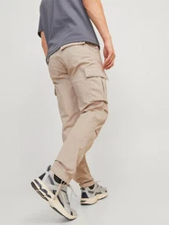 Jack & Jones Cargohose JPSTACE JJTUCKER CARGO AMA NOOS Khaki/Beige