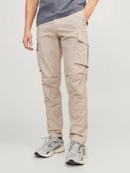 Jack & Jones Cargohose JPSTACE JJTUCKER CARGO AMA NOOS beige