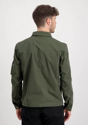 Alpha Industries Hemdjacke Alpha Overshirt Dunkelgrün/Grün/Khaki