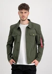 Alpha Industries Hemdjacke Alpha Overshirt Dunkelgrün/Grün/Khaki