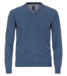 Redmond V-Ausschnitt Pullover Blau/Dunkelblau/Hellblau