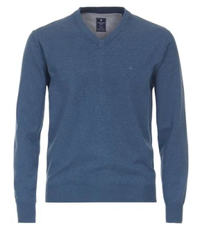 Redmond V-Ausschnitt Pullover Blau/Dunkelblau/Hellblau
