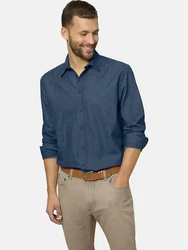 Babista Langarmhemd Stilavest Hellblau/Blau/Grau/Dunkelblau