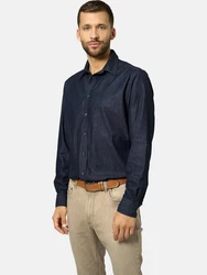 Babista Langarmhemd Stilavest blau/dunkelblau