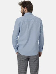 Babista Langarmhemd LUCINELLO Hemd blau/hellblau
