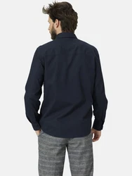 Babista Langarmhemd LUCINELLO Hemd blau/dunkelblau