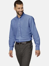 Babista Langarmhemd Hemd MILANTERI Blau/Hellblau/Dunkelblau/Grau