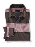 Babista Sweatshirt VERANELLO mit Cord-Kragen braun