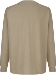 Babista Langarmshirt FIOREVANTI mit Knopfleiste Khaki/Beige/Braun