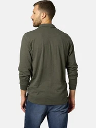 Babista Langarm-Poloshirt FIOREZONTO grün/oliv