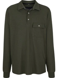 Babista Langarm-Poloshirt FIOREZONTO grün/oliv