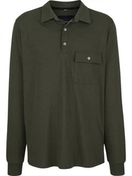Babista Langarm-Poloshirt FIOREZONTO grün/oliv