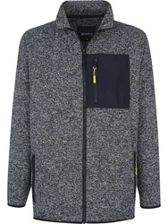 Babista Jacke FIORELONI mit Reißverschlusstasche Dunkelblau/Grau/Dunkelgrau/Hellgrau/Gelb