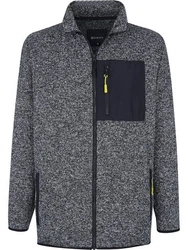 Babista Jacke FIORELONI mit Reißverschlusstasche Dunkelblau/Grau/Dunkelgrau/Hellgrau/Gelb