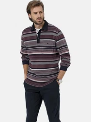 Babista Sweatshirt LUCCAROSA blau/dunkelblau gestreift