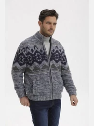 Strickjacke TESSABELLA mit Norwegen-Muster