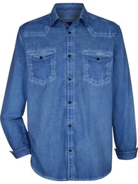 Langarmhemd LUNINI im Used-Look