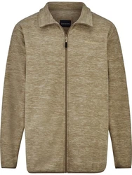 Babista Fleecejacke FLOREVERTO mit praktischem Zipper Khaki/Braun/Beige