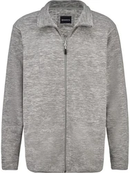 Babista Fleecejacke FLOREVERTO mit praktischem Zipper Grau/Hellgrau