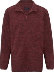Babista Fleecejacke FLOREVERTO mit praktischem Zipper dunkelrot