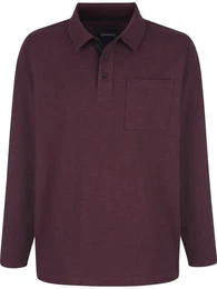 Langarm-Poloshirt VERANETTA mit Brusttasche