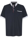 Babista Poloshirt FIOREZZENTO Rot/Dunkelrot/Dunkelblau/Grau