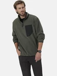 Babista Fleece-Sweatshirt BELLAZONTI mit Reißverschluss oliv