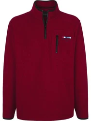 Babista Fleecepullover Sweatshirt LUCIVENTRO Dunkelrot/Rot