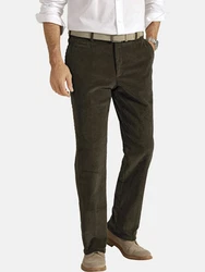Babista 5-Pocket Hose MODANUOVO mit elastischem Komfortbund Khaki/Dunkelgrün