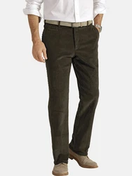 Babista 5-Pocket Hose MODANUOVO mit elastischem Komfortbund Khaki/Dunkelgrün