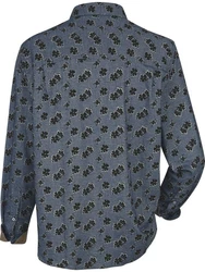 Babista Langarmhemd Hemd MILANTARA blau/hellblau